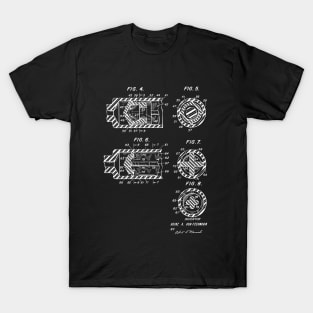 Plastic Syringe Vintage Patent Hand Drawing T-Shirt